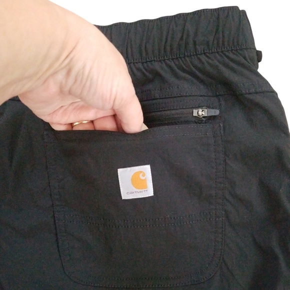 Carhartt Women's Black Force Relaxed Fit Ripstop Work Shorts Size Large NWOT - Picture 7 of 12